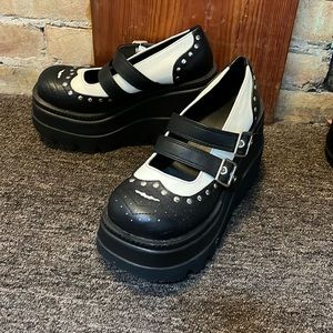 Demonia brand. Worn twice.